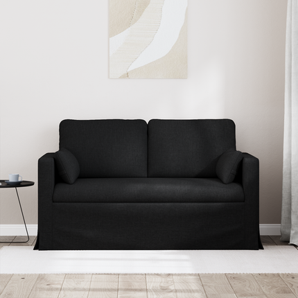 Soffa Svart 139 x 78 x 80 cm tyg