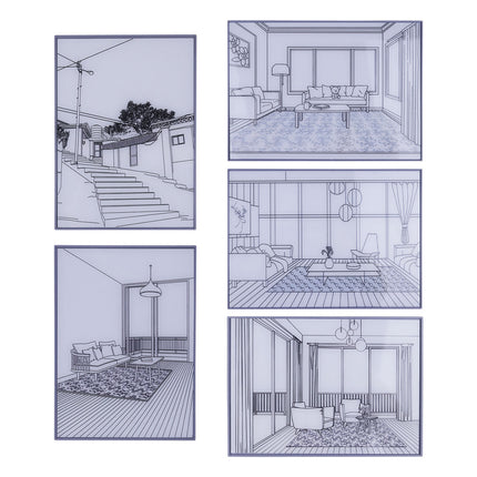 Changsha Night View Light Painting Desktop Two-dimensional Sketch Atmosphere Three-color Led Luminous Paint