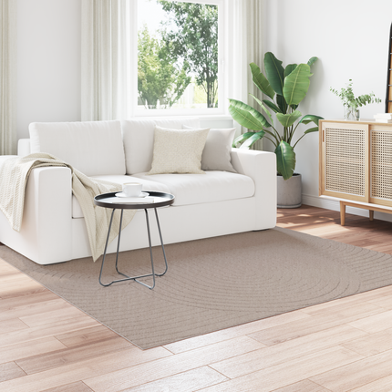 Områdesmattor Fyrkantig PALMERAS Beige 120 x 120 cm Polyester