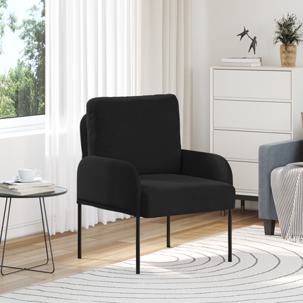 Soffor med kudde 55cm Svart Plywood