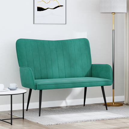 2-sits soffa Turkos 115 x 61 x 87 cm Sammet