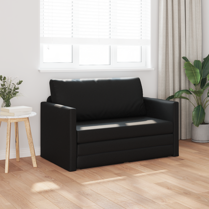 Soffsäng Svart 124 x 71 x 78 cm Konstläder