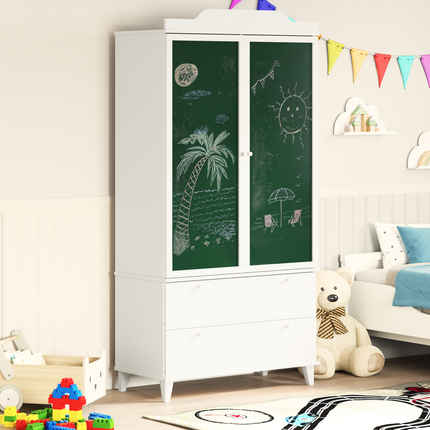 Barnens kreativa förvaring ROROS Vit 90 x 45 x 180 cm