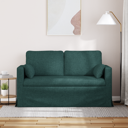 Soffa Mörkgrön 139 x 78 x 80 cm tyg