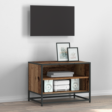 TV Enheter 61 x 40 x 46 cm Gammalt trä Konstruerat trä