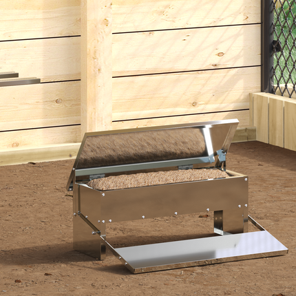 Kyckling Trampmatare Silver 48,5 x 39,5 x 19 cm
