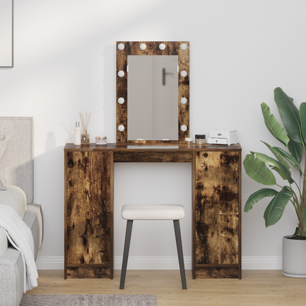 Smyckebord Brun 102 x 33 x 135 cm Konstruerat trä