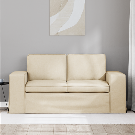 Soffa Kräm 162 x 80 x 82 cm tyg
