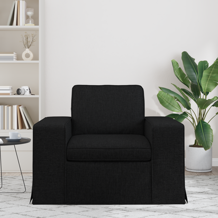 Soffa Svart 103 x 80 x 82 cm tyg