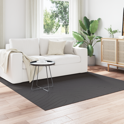 Områdesmattor Fyrkantig PALMERAS Antracit 120 x 120 cm