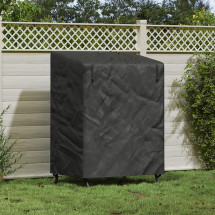 Skydd för utomhusgunga Svart 120 x 90 x 155 cm 600D Oxford Tyg