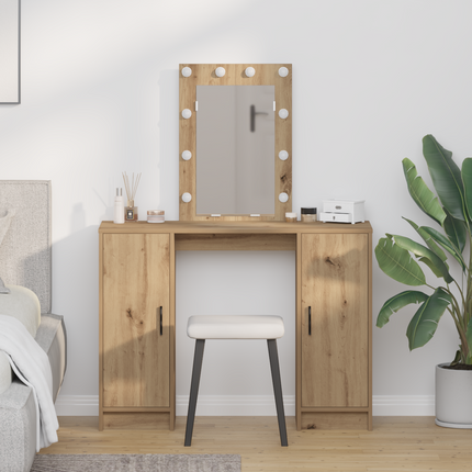 Smyckebord Brun 102 x 33 x 135 cm Konstruerat trä