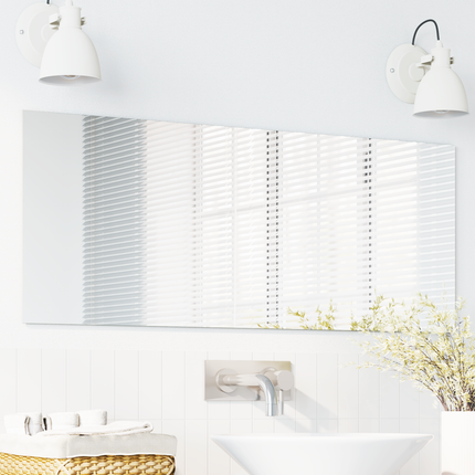 Väggspegel Rektangulär 40 x 100 cm härdat glas