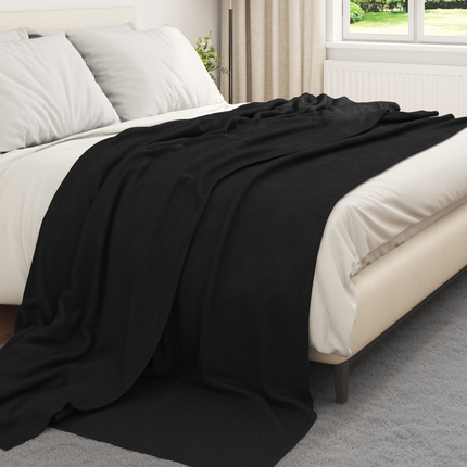 Filtar 6 st Svart 270 x 240 cm 5.08 Fleece