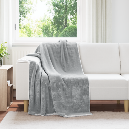 Kastfilt Grå 130 x 150 cm 1 Fleece