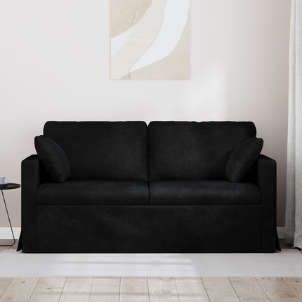Soffa Svart 158 x 78 x 80 cm Sammet