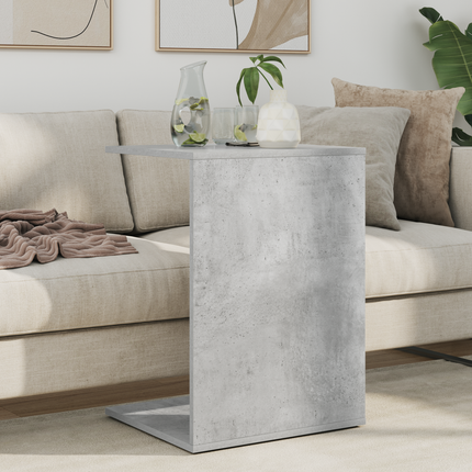 Sidobord Betonggrå 45 x 40 x 62,5 cm Konstruerat trä