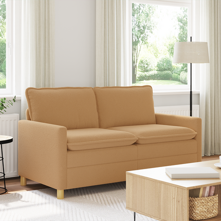 Soffa Beige 156 x 81 x 87,5 cm Tyg