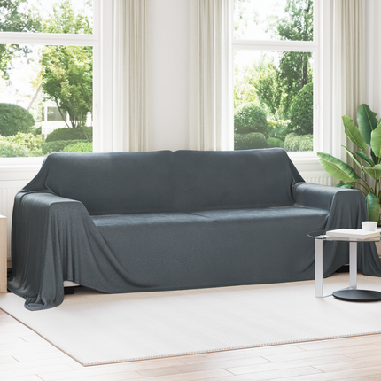 Kastfilt Mörkgrå 350 x 270 cm Fleece