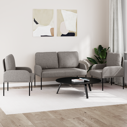 Soffgrupper 3 st Taupe Plywood