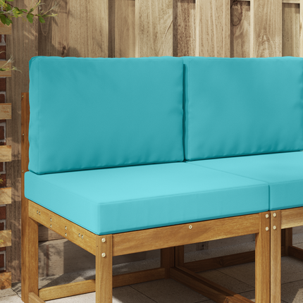 Utomhus Soffa Kudde Polyester Turkos 60 x 60 x 8 cm