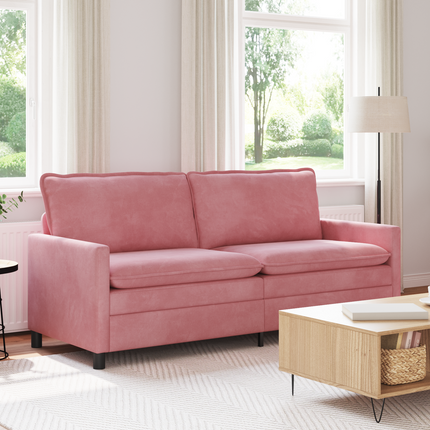 Soffa Rosa 196 x 81 x 87,5 cm Sammet