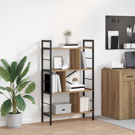 Hyllsystem 7 nivåer 75 x 30 x 123,5 cm Konstruerat trä