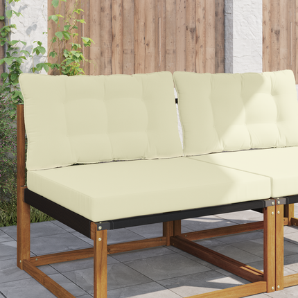 Utomhus Soffa Kudde Polyester Kräm 80 x 68,5 x 8 cm