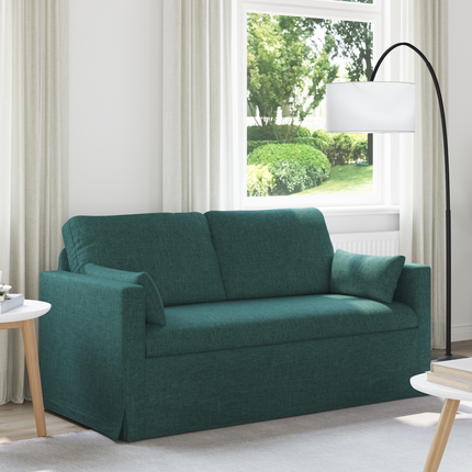 Soffa Mörkgrön 158 x 78 x 80 cm tyg