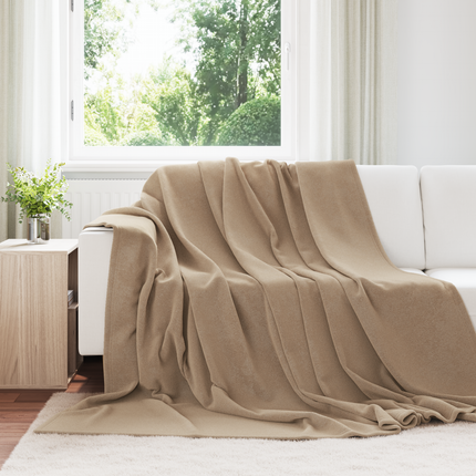 Kastfilt Kamel 220 x 240 cm Fleece