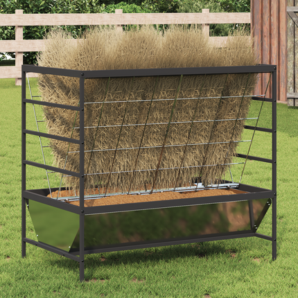 Lantbruks Foderautomat Silver 100 x 60 x 90 cm