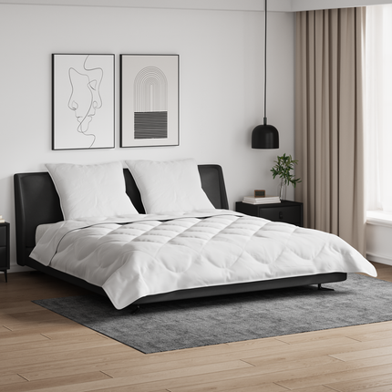 Sommar Duvet med kudde 3 st Vit Mikrofiber