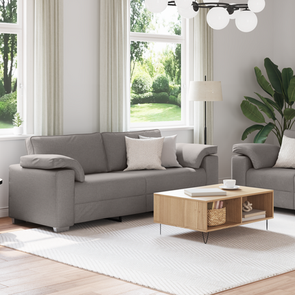 Soffa 2 st Taupe tyg