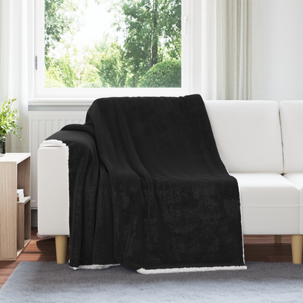Kastfilt Svart 150 x 200 cm 1.64 Fleece