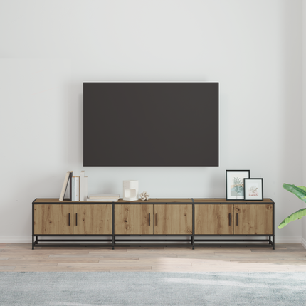 TV Enheter 210 x 35 x 41 cm Artisan Ek Konstruerat trä