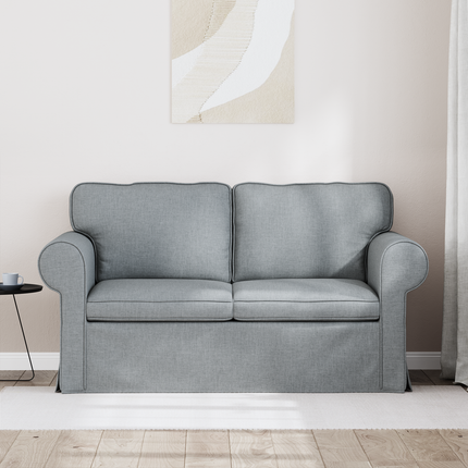 Soffa Ljusgrå 155 x 82 x 80 cm tyg