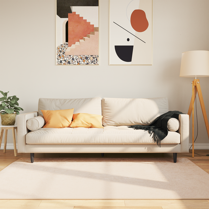 Mattlöpare MARSA Kräm 120 x 170 cm Polyester och PVC