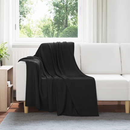 Filtar 6 st Svart 170 x 130 cm 1.86 Fleece