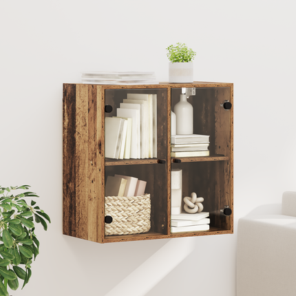 Väggskåp 68 x 37 x 68,5 cm Konstruerat trä Gammalt trä
