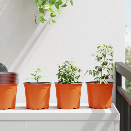 Rund Blomkruka 200 st Terracotta Ø 15 x 13 cm Plast