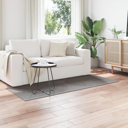 Områdesmattor Rektangulär GALATI Grå 150 x 80 cm Polyester
