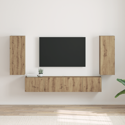 TV Vägghylla 2 st Artisan Ek Konstruerat trä