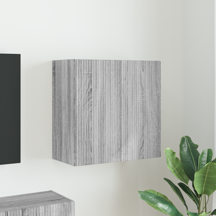 TV Vägghylla 59,5 x 31 x 60 cm Grå Sonoma Konstruerat trä