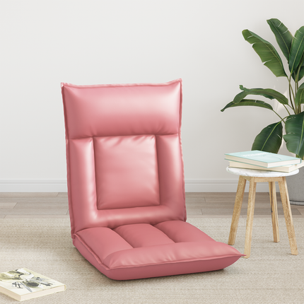Justerbar golvstol Rosa Konstläder