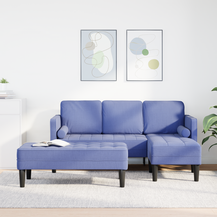 Soffset 2 st Jeansblå Polyester