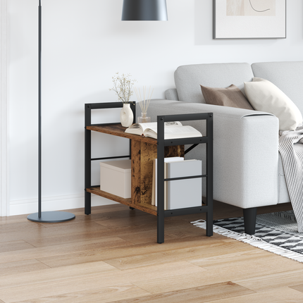 Hyllsystem 3 nivåer 75 x 30 x 58,5 cm Konstruerat trä