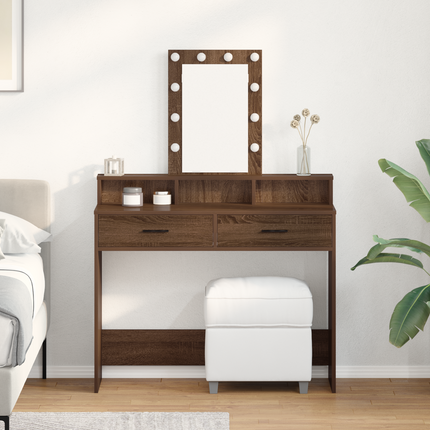 Smyckebord Brun 100 x 41 x 140 cm Konstruerat trä