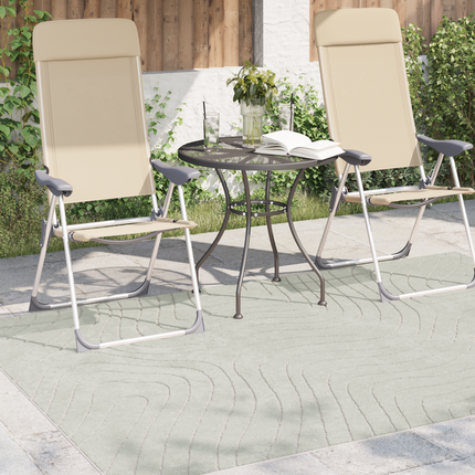 Områdesmattor Rektangulär PALMERAS Grön 120 x 170 cm Polyester