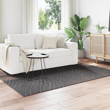 Områdesmattor PALMERAS Antracit 170 x 120 cm Polyester