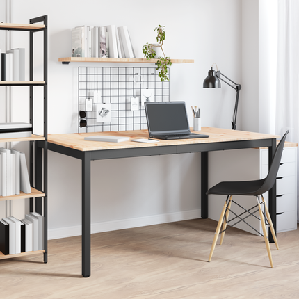 Matbord Naturfärg 150 x 90 x 75 cm Massiv furu